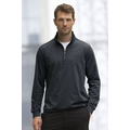 Greg Norman Heathered Stripe 1/4-Zip Pullover Sweatshirt